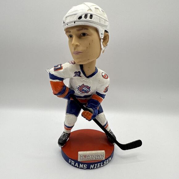 Frans Nielson Bridgeport Sound Tigers NY Islanders Bobblehead Chipped Nose - Picture 1 of 5
